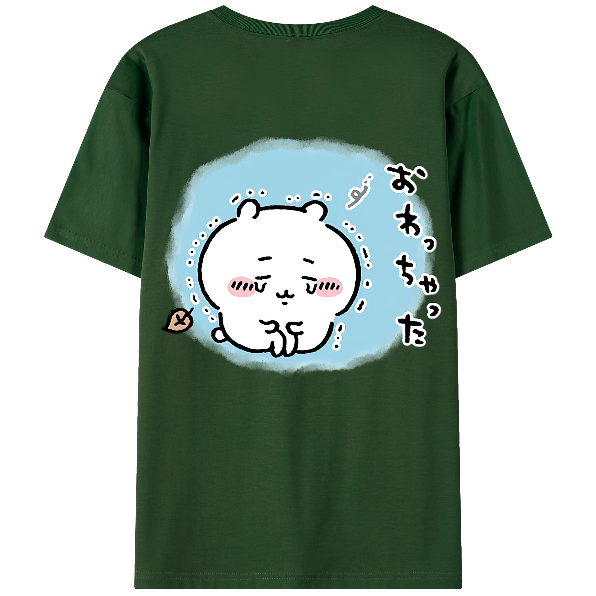 （画像用） ちいかわ ちいかわ Chii-kawa chiikawa 綿100％半袖Tシャツ（背面プリント）
